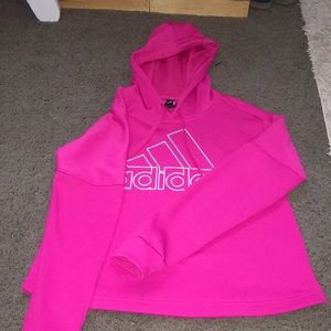 Pink adidas hoodie